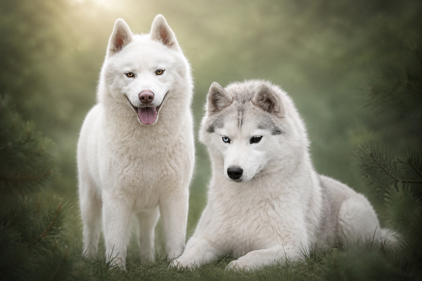 Chiot Siberian Husky Flower Of Tenebrae